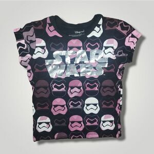DISNEY STAR WARS Graphic T-Shirt Storm Troopers Black short sleeve L 10 …